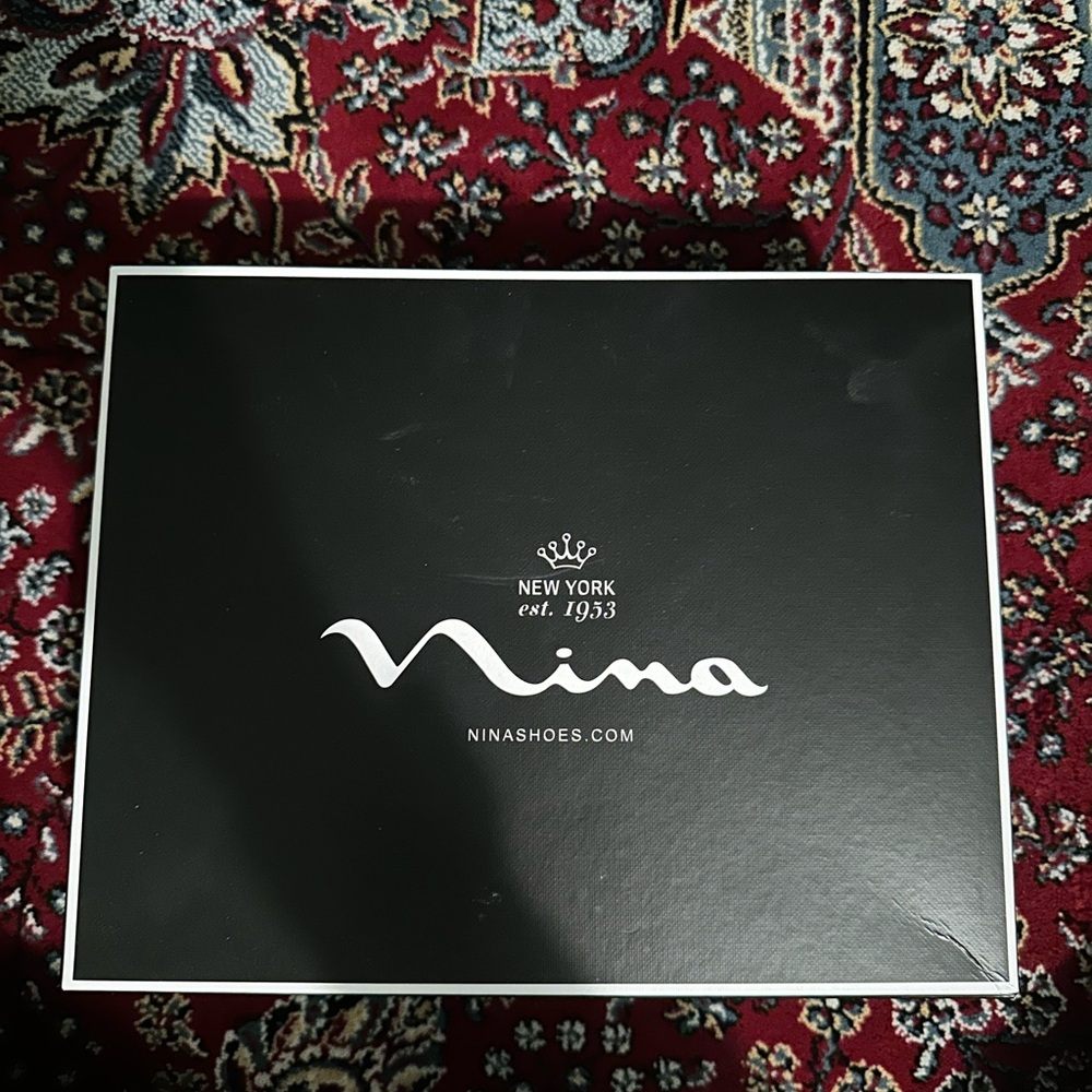 Nina Silver Platform Sandal Heels - Picture 3 of 3